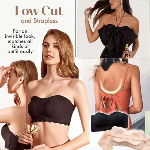 InviLift - Plus size Sexy Strapless Invisible Push Up Bra 