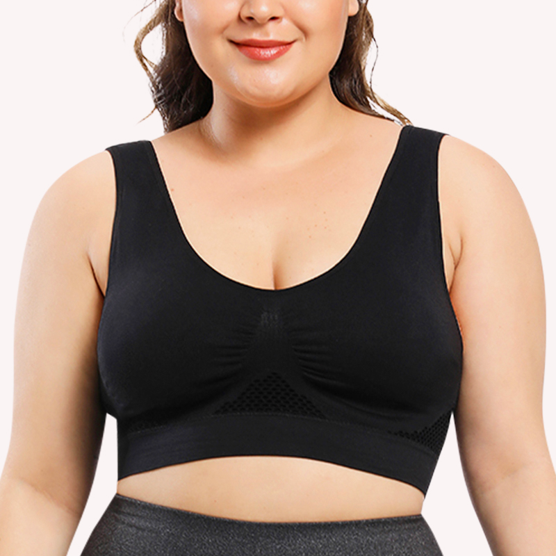 JENN BRA - Extra-Elastic Comfortable Breathable Seamless Wireless Bra